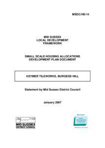 Local government in England / Burgess Hill / Sussex / Keymer / Wivelsfield railway station / East Grinstead / Lewes / Planning permission / Mid Sussex / West Sussex / Counties of England