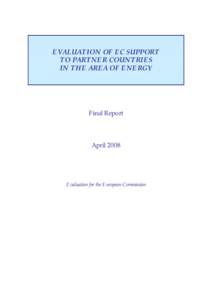 Energy in Armenia / Energy in Moldova / Energy in Turkey / Energy in Ukraine / INOGATE / Energy policy of the European Union / EuropeAid Development and Cooperation / Nuclear power / Directorate-General for External Relations / Energy / Europe / Energy economics