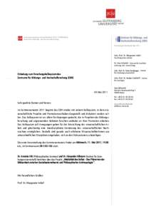 Johannes Gutenberg-Universität Mainz (JGU) D[removed]Mainz Zentrum für Bildungs- und Hochschulforschung Forschungsschwerpunkt der JGU  Univ.-Prof. Dr. Margarete Imhof Psychologisches Institut