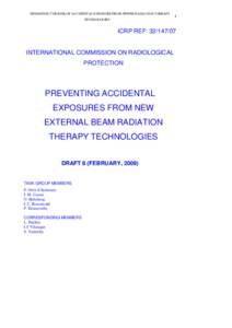 MINIMIZING THE RISK OF ACCIDENTAL EXPOSURE FROM NEWER RADIATION THERAPY  1 TECHNOLOGIES