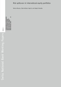 Risk spillovers in international equity portfolios  Swiss National Bank Working Papers[removed]