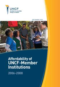 DECEMBER[removed]Affordability of UNCF-Member Institutions