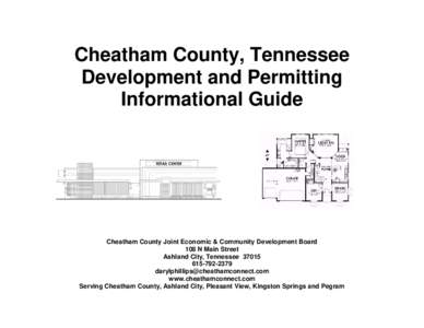 Development and Permitting Informational Guide for Cheatham County, Tennessee