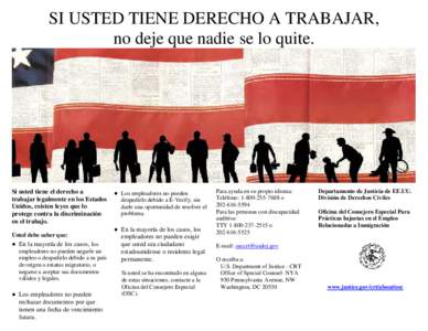 OSC Right to Work Poster Spanish