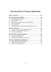 Treasury Portfolio Budget Statements[removed]Australian Office of Financial Management (AOFM)