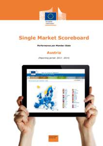 Single Market Scoreboard Performance per Member State Austria (Reporting period: [removed])