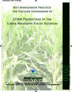 Corn Book:Layout:14 AM Page 1  Best Management Practices For Pesticide Stewardship in  Corn Production in the