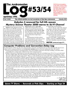 Log The Andromedan #[removed]April/May 1996
