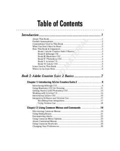 Table of Contents Introduction ..................................................................1 D  MA