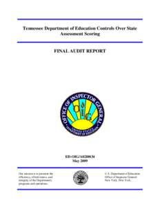Tennessee Comprehensive Assessment Program / No Child Left Behind Act / TCAP / Adequate Yearly Progress / Individuals with Disabilities Education Act / Education / Standards-based education / Education in Tennessee