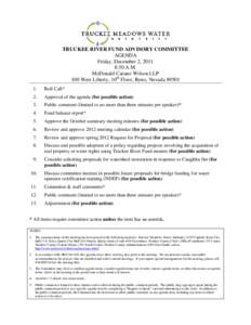 Reno–Sparks metropolitan area / Political science / Public comment / United States administrative law / Truckee Meadows Water Authority / Geography of the United States / Geography of California / Truckee Meadows / Agenda / Meetings / Management / Government