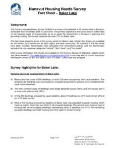 Microsoft Word - NHNS Baker Lake Fact Sheet.doc