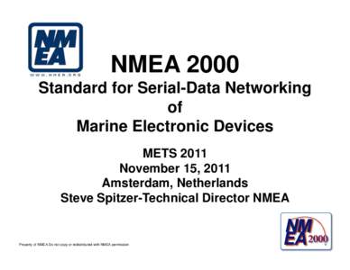 NMEA / Marine electronics / IEC 61162 / CAN bus / RS-232 / GPS / Technology / Computing