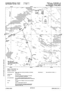 STANDARD ARRIVAL CHART INSTRUMENT (STAR) - ICAO RNAV (GNSS) STAR RWY 12 KUUSAMO AERODROME