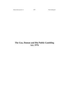 Microsoft Word - 93-The Goa, Daman and Diu Public Gambling Act, 1976.doc