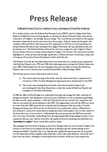 Microsoft Word - Press Release Eskbank Precinct a Dumping Ground[5].doc