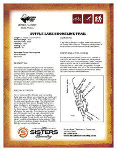 SISTERS COUNTRY TRAIL GUIDE