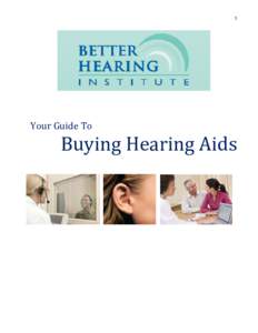 1  Your Guide To Buying Hearing Aids