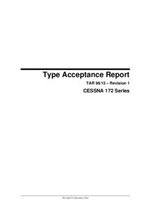 Type Acceptance Report - CESSNA 172 Series