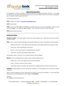 Microsoft Word - 3. Client Portal Instructions_WSCA