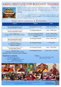 Kagyu / Lamas / Buddhist practices / Bodhisattvas / Karma Kagyu / Mahamudra / Shangpa Kagyu / Kalu Rinpoche / Vajrayana / Tibetan Buddhism / Buddhism