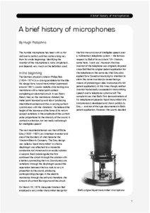 Electronic engineering / Ribbon microphone / Georg Neumann / Carbon microphone / Soundfield microphone / Shure / Stereophonic sound / Invention of the telephone / Telephone / Microphones / Technology / Electronics