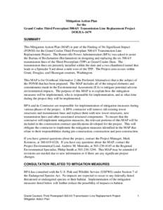 Water pollution / Environmental soil science / Grand Coulee Dam / Stormwater / United States Bureau of Reclamation / Surface runoff / Bonneville Power Administration / Environmental impact assessment / Environment / Earth / Dams