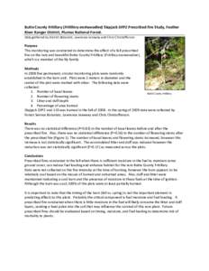 Controlled burn / Land management / Systems ecology / Land use / Wildfires / Fritillaria eastwoodiae / Fritillaria