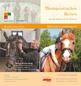 Therapeu Therapeutisches Reiten Reiten Reittherapiezentrum Frohnau