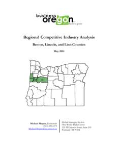 Microsoft Word - Benton, Lincoln, Linn Regional Analysis FINAL