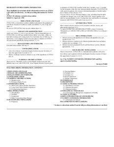 HIGHLIGHTS OF PRESCRIBING INFORMATION These highlights do not include all the information needed to use ZYFLO CR® safely and effectively. See full prescribing information for ZYFLO