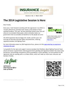 Insurance Insights newsletter - March 2014