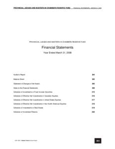 Alberta Finance[removed]Annual Report - Financial Statements