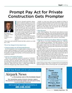 legalminding  Prompt Pay Act for Private Construction Gets Prompter  I