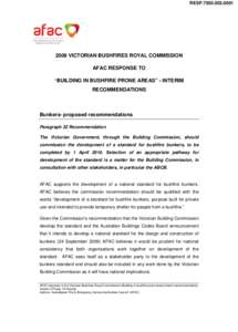 Microsoft Word - Final AFAC response to the Royal Commission_bunkersbuildingversion3.doc