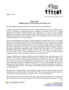 Development / Sociology / Poverty in Canada / Campaign / Child poverty / Working poor / Social planning organizations in Canada / National Council of Welfare / Poverty in the United States / Socioeconomics / Poverty / Economics