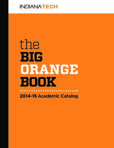 the BIG ORANGE BOOK[removed]Academic Catalog