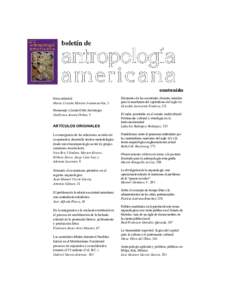 contenido Nota editorial María Cristina Mineiro Scatamacchia, 3 Homenaje a Lenin Ortiz Arciniegas Guillermo Acosta Ochoa, 5