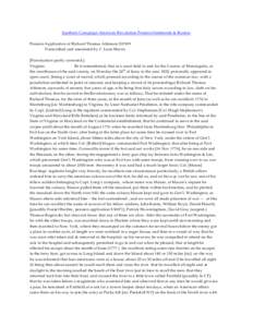 Southern Campaign American Revolution Pension Statements & Rosters Pension Application of Richard Thomas Atkinson S37691 Transcribed and annotated by C. Leon Harris [Punctuation partly corrected.] Virginia: Be it remembe