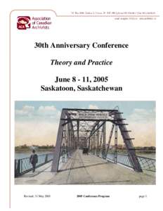 30th Anniversary Conference