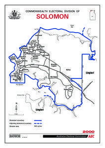 COMMONWEALTH ELECTORAL DIVISION OF  SOLOMON