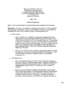 Clean Water Act / Revolving fund / State Revolving Fund / Interreg / United States / Humanities / Law / Federal assistance in the United States / Water supply and sanitation in the United States / Clean Water State Revolving Fund