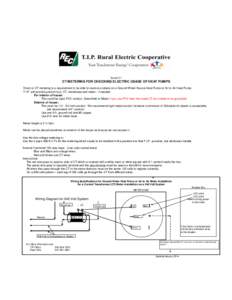 Exhibit “C”  CT METERING FOR CHECKING ELECTRIC USAGE OF HEAT PUMPS Direct or CT metering is a requirement to be able to receive a rebate on a Ground Water Source Heat Pump or Air to Air Heat Pump. T.I.P. will provide