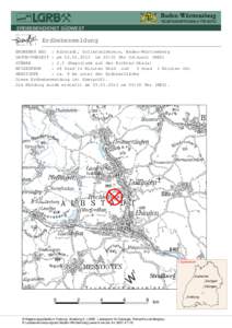 ERDBEBENDIENST SÜDWEST  Erdbebenmeldung ERDBEBEN BEI : Albstadt, Zollernalbkreis, Baden-Württemberg DATUM/UHRZEIT : amum 20:55 Uhr Ortszeit (MEZ) STÄRKE