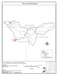 First Creek Watershed  Newberry Greene County Crane