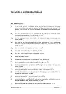 APÉNDICE A. MODELOS DE BIELAS  A.0. SIMBOLOGÍA av  luz de corte, igual a la distancia desde el punto de aplicación de una carga