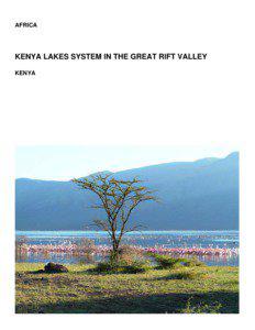 AFRICA  KENYA LAKES SYSTEM IN THE GREAT RIFT VALLEY
