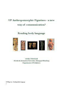 UP Anthropomorphic Figurines - a new way of communication? Reading body language