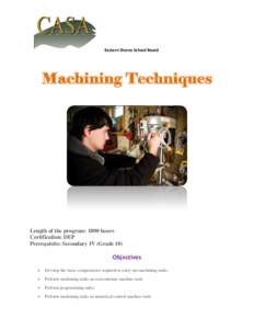 Machine tools / Rosemount Technology Centre / Modern Machine Shop / Technology / Machining / Numerical control