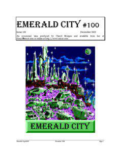 EMERALD CITY #100 Issue 100